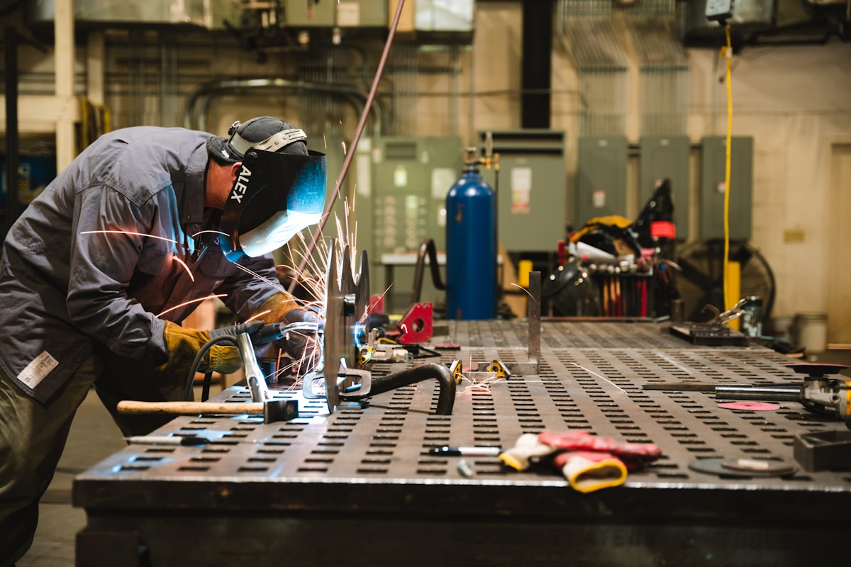 Workshop fabrication and assembly at our Point Cook facility.