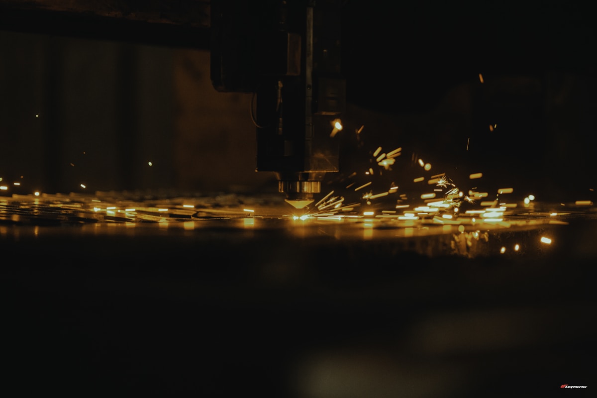 Press brake forming a steel channel