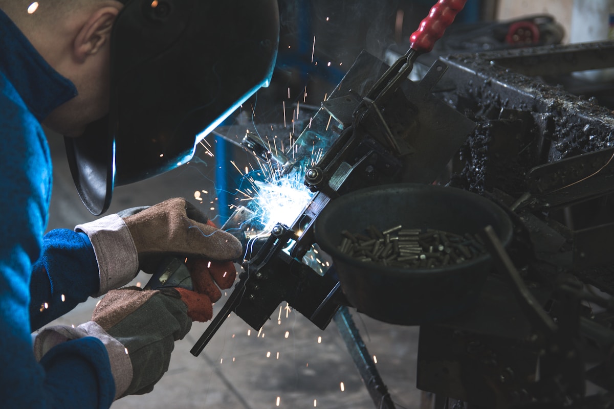 Cutting, forming and welding bays at Point Cook