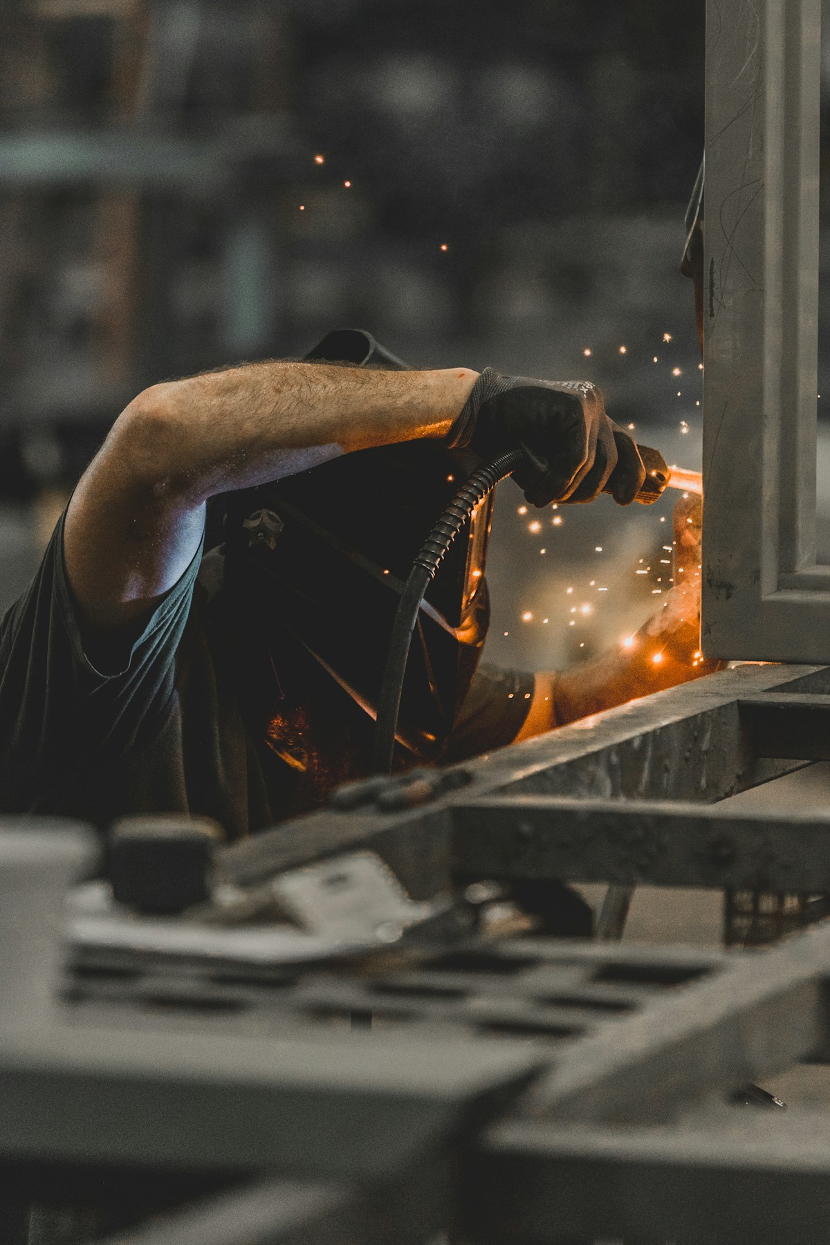 Heavy-duty fabricated brackets and stands